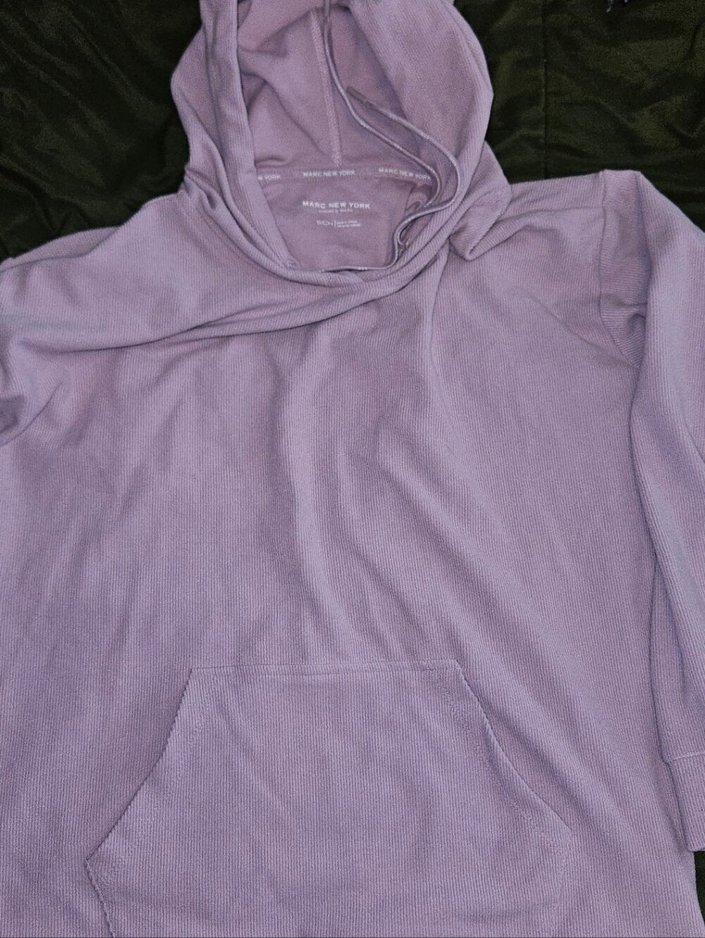 Marc New York Lavender Knit Hoodie Sweater for Women